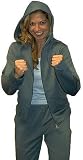 Danskin Women's Lightweight Hooded Zip Jacket