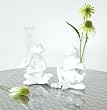 Pack of 4 Lime Light Playful Frog Flower Vases