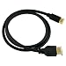 Mini HDMI Cable for CANON EOS 5D MARK II, EOS 7D, EOS 50D, EOS Rebel T1i & VIXIA: HF S10, HF S100, HF S11, HF100, HF11, HF20, HF21, HF200, HG10, HG20,