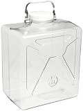 Nalgene DS2213-0050 Rectangular Clearboy Carboy With Stainless Steel Handle, Transparent, PC, 20L