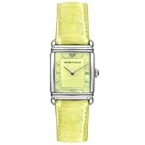 Emporio Armani Women's Green Leather Watch #AR5586