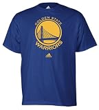 adidas Golden State Warriors Royal Blue Primary Logo T-shirt