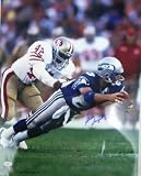 Steve Largent Autographed/Hand Signed Seattle Seahawks 16x20 Photo
with HOF inscription