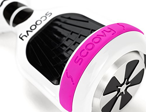 Protective Scoovy Pink Replacement Bumper for Hoverboard / 2 Wheel Self Balancing Scooter - One Pair