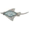 Manta Ray Animal Brooch Pin