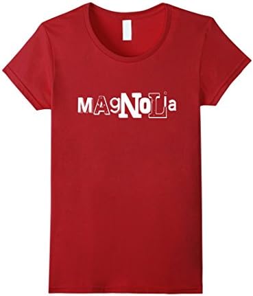 Women's Magnolia Sign Shirt Medium Cranberry