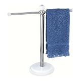 York Fingertip Towel Stand - (White/chrome)