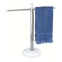York&trade; Fingertip Towel Stand - White & Chrome by InterDesign&reg;
