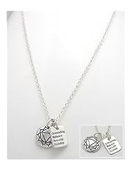 Message Necklace In 92.5 Sterling Silver