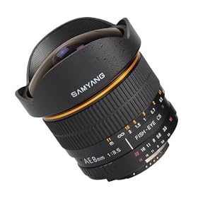 SAMYANG AE 8mm F / 3.5 IF MC Fish-eye Lens