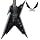 Dean Razorback Guitar, Dimebag Bolt On with Floyd Rose Classic Black