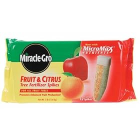 Miracle-Gro Fruit & Citrus Tree Fertilizer Spikes 12-Pack #1002851