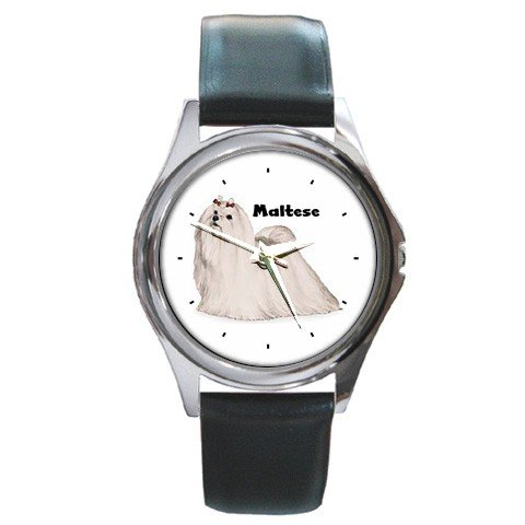 Maltese Round Metal Watch