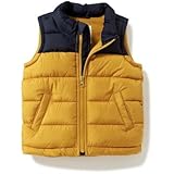 オールドネイビー OLD NAVY/ カラーブロックフロストフリーベスト ゴールドバース アウターベスト 12～18ヶ月【並行輸入】
