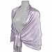 Lavender High Sheen Pashmina Scarf Wrap Shawl