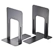 Officemate Bookends, 9 Inches, Non-Skid Base, Black, Pair (93051)