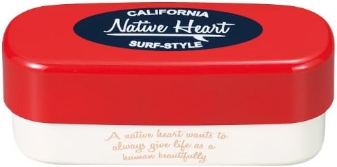 Masakazu [two-stage lunch box] Native Teart Men's Slim oval lunch Red 77503 (japan import)
