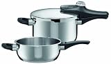 Silit 1010602211 Schnellkochtopf Sicomatic econtrol Duo 4.5 und 3 Liter ohne Einsatz
