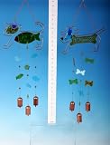 Review SGP  / Glass & Metal Windchime - Cat / Dog 2 PER PACK (630516)