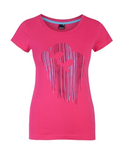 Bench Damen T-Shirt Bicki, fuchsia purple, S, BLGA2240_PK056 Preisvergleich