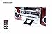 TechPlay ODC110 , Hi power 30W, 3-Speed Retro Classic Turntable with NFC Bluetooth, Double Cassett Player/Recorder, CD MP3 Player, with USB, SD Slots. AM/FM preset Radio and Remote. Wood Color