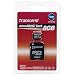 Transcend 8GB Class 6 microSDHC Memory Card w/SD Adapter
