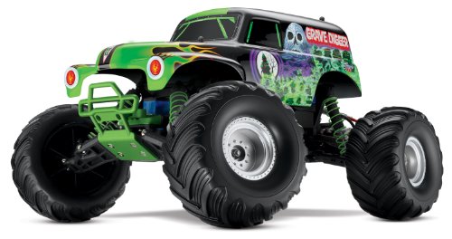 Traxxas RTR 1/10 Monster Jam Grave Digger with 7 Cell Battery and Charger