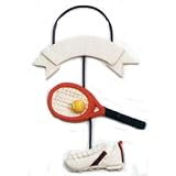 Tennis Racquet and Shoe Ornament