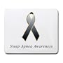 Sleep Apnea Awareness Ribbon Mouse Pad