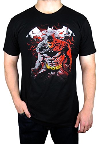 Batman T-shirt Raging Bat Black