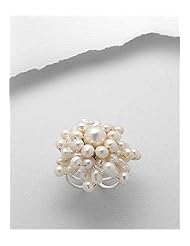 Fresh Water Pearls Ring In White Base