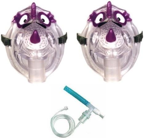 TWO DRAGON AEROSOL MASKS AND TUBING AND KIT