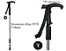 1.  Grip: Durable Plastic  

2.  Tube material/Shaft: Aluminium Alloy 7075 series, lightened and strengthened shaft

3.  Adjustable length:67cm(folded)--140cm(approx extended size)

4.  Diameter (3 sections) :18-16-14mm

5.  Color: Silver

7.  Tip: Tungsten steel

8.  High quality Nordic Walking Stick, hiking poles, hiking sticks, walking poles, Trekking Pole, alpenstock, climbing stick, ski pole.