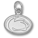 Penn State University Lion Head 3/8 Pendant (Silver)