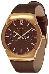 Skagen Strap Rose-Gold Mens Watch 583XLRLM