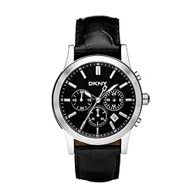 DKNY NY1472 Mens Chronograph Black Watch