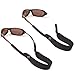 Chums Neoprene Elastic Eyeglass and Sunglass Retainer / Strap, Black (2 Pack)