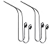 Maxsa 20057 Metal Headrest Hanger 2 Hooks for Bags, Purses and Car Storage (2-Pack), Chrome