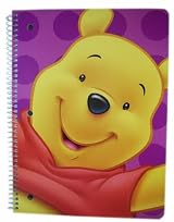 Disney Winnie the Pooh Notebook - Spiral Bound - Pooh Bear