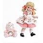 Madame Alexander Wendy Loves Cheer Care Bear , 8", Americana Collection, Furry Friends Collection Doll