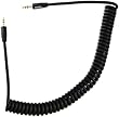 AmazonBasics Stereo-Audiokabel, 3,5 mm - Spiralkabel(2,0 m)