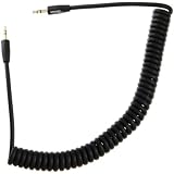 AmazonBasics 3.5 mm Coiled Stereo Audio Cable (Stretched Length: 6.5 Feet/2.0 Meters)