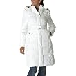 Mossimo® Black: Puffer Walker Jacket with Faux Fur Trim - Polar Bear