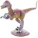 Geoworld 23211831 - Velociraptor, Dinosaurier, 25 cm, beweglich