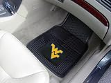 West Virginia Mountaineers 18 x 27 Heavy Duty 2 Piece Vinyl Car Floor Mats