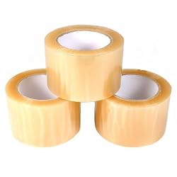3 110ydx3" Clear Packing Tape Shipping Taping Supplies