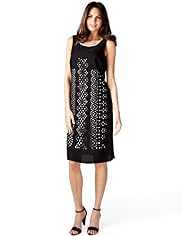 Per Una Cutwork Shift Dress