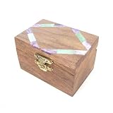 Review The Tribeca Gift Company  / Sheesham Wood Rectangular Box with Bone Inlay