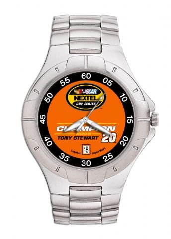 #20 Tony Stewart 2005 Nextel Champions Pro II Stainless Steel Watch