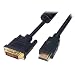Brand New HDMI to DVI 2.5m metre Gold Cable V1.3 Video HDTV Lead 1080P Image of Brand New HDMI to DVI 2.5m metre Gold Cable V1.3 Video HDTV Lead 1080P